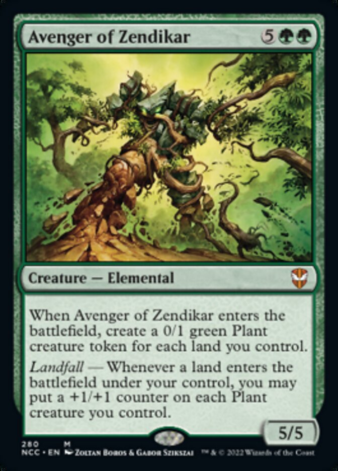 Avenger of Zendikar [Streets of New Capenna Commander] MTG Single Magic: The Gathering | Red Claw Gaming