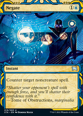 Negate (Foil Etched) [Strixhaven: Mystical Archive] MTG Single Magic: The Gathering | Red Claw Gaming