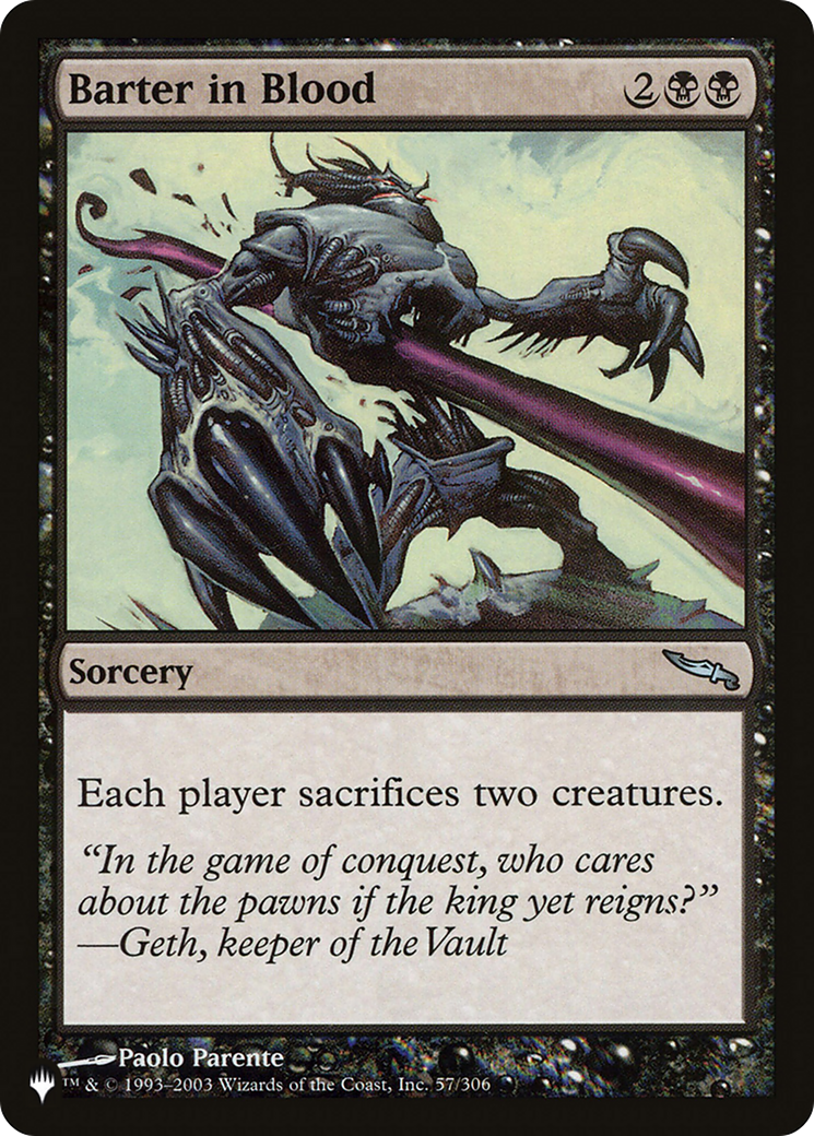 Barter in Blood [The List] MTG Single Magic: The Gathering | Red Claw Gaming