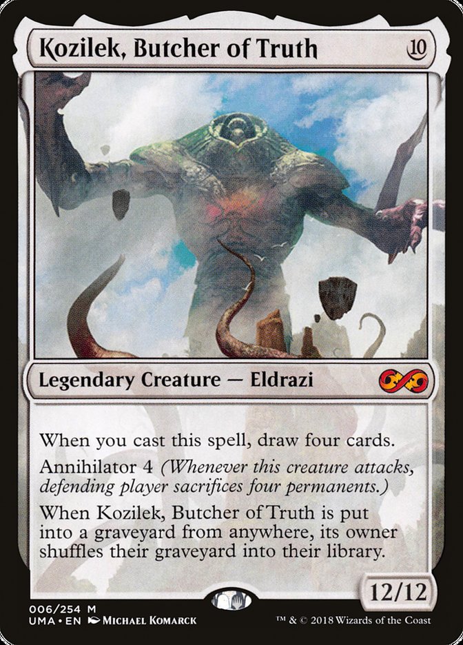 Kozilek, Butcher of Truth [Ultimate Masters] MTG Single Magic: The Gathering | Red Claw Gaming
