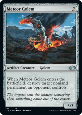 Meteor Golem [Jumpstart 2022] MTG Single Magic: The Gathering | Red Claw Gaming