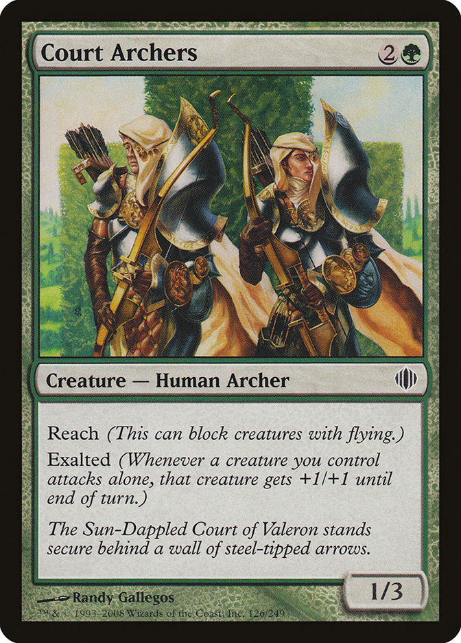 Court Archers [Shards of Alara] MTG Single Magic: The Gathering | Red Claw Gaming