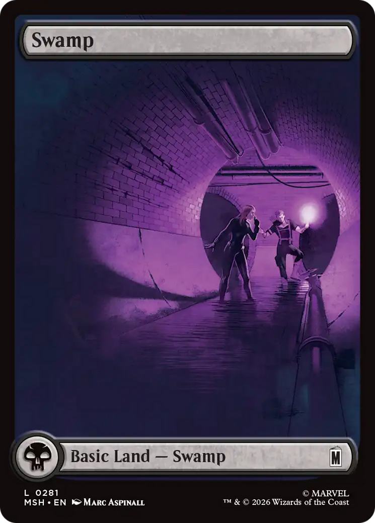 Swamp (0281) [Marvel Super Heroes] MTG Single Magic: The Gathering | Red Claw Gaming