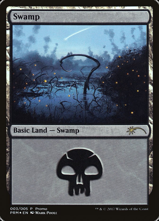 Swamp (3) [2017 Gift Pack] MTG Single Magic: The Gathering | Red Claw Gaming