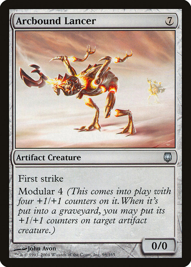 Arcbound Lancer [Darksteel] MTG Single Magic: The Gathering | Red Claw Gaming