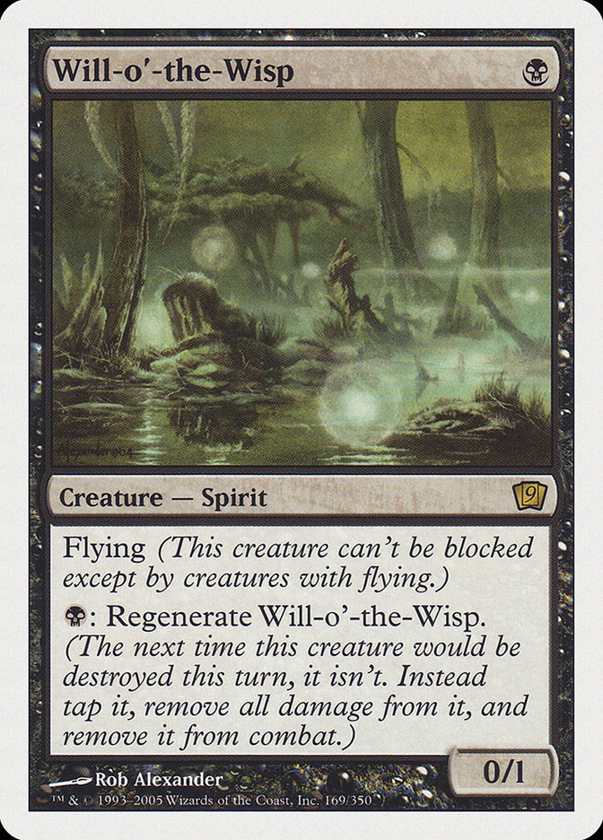 Will-o'-the-Wisp [Ninth Edition] MTG Single Magic: The Gathering | Red Claw Gaming