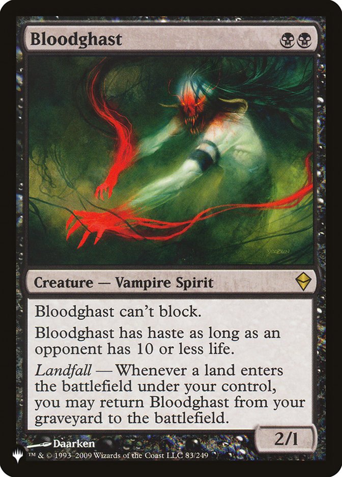 Bloodghast [The List] MTG Single Magic: The Gathering | Red Claw Gaming