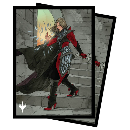 Wilds of Eldraine Rowan, Scion of War (Borderless) Standard Deck Protector Sleeves (100ct) for Magic: The Gathering Deck Protectors Ultra Pro    | Red Claw Gaming