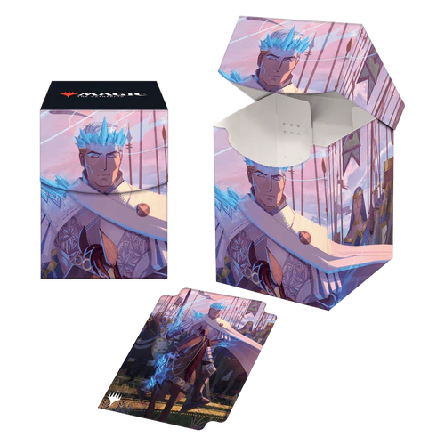 Wilds of Eldraine Will, Scion of Peace (Borderless) 100+ Deck Box for Magic: The Gathering Deck Box Ultra Pro    | Red Claw Gaming