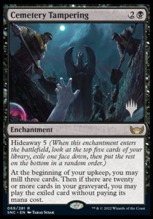 Cemetery Tampering (Promo Pack) [Streets of New Capenna Promos] MTG Single Magic: The Gathering | Red Claw Gaming