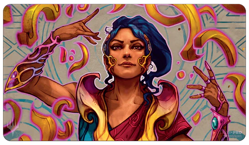 The Lost Caverns of Ixalan Saheeli, the Sun’s Brilliance Standard Gaming Playmat for Magic: The Gathering Playmats Ultra Pro    | Red Claw Gaming