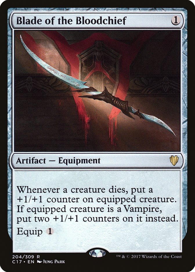 Blade of the Bloodchief [Commander 2017] MTG Single Magic: The Gathering | Red Claw Gaming