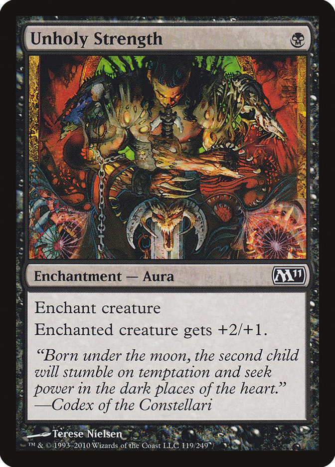 Unholy Strength [Magic 2011] MTG Single Magic: The Gathering | Red Claw Gaming