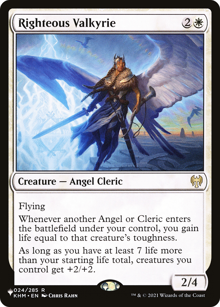 Righteous Valkyrie [Secret Lair: Angels] MTG Single Magic: The Gathering | Red Claw Gaming