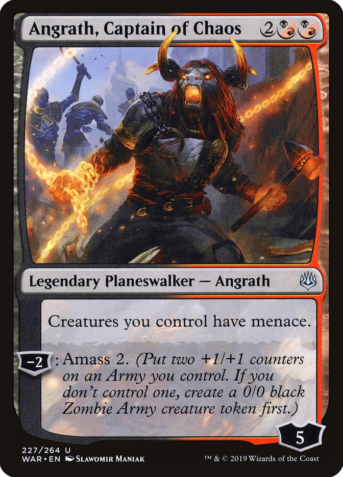 Angrath, Captain of Chaos [War of the Spark] MTG Single Magic: The Gathering | Red Claw Gaming