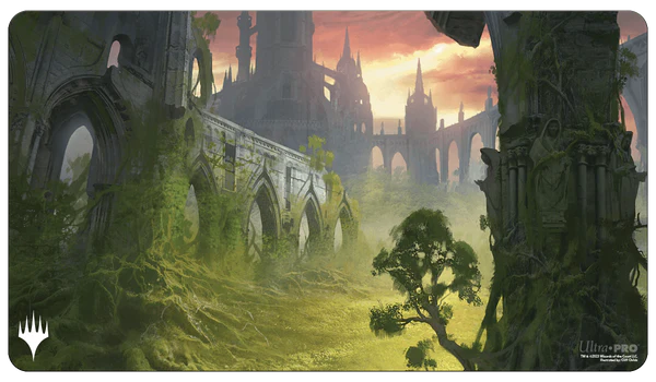 Ravnica Remastered Gruul Clans Stomping Ground Standard Gaming Playmat for Magic: The Gathering Playmats Ultra Pro    | Red Claw Gaming