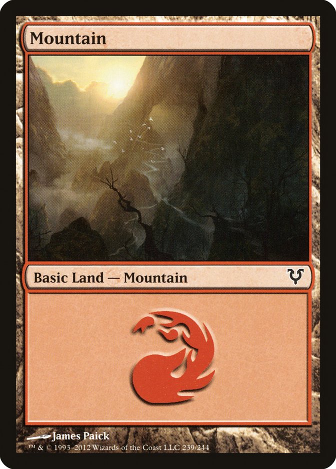 Mountain (239) [Avacyn Restored] MTG Single Magic: The Gathering | Red Claw Gaming