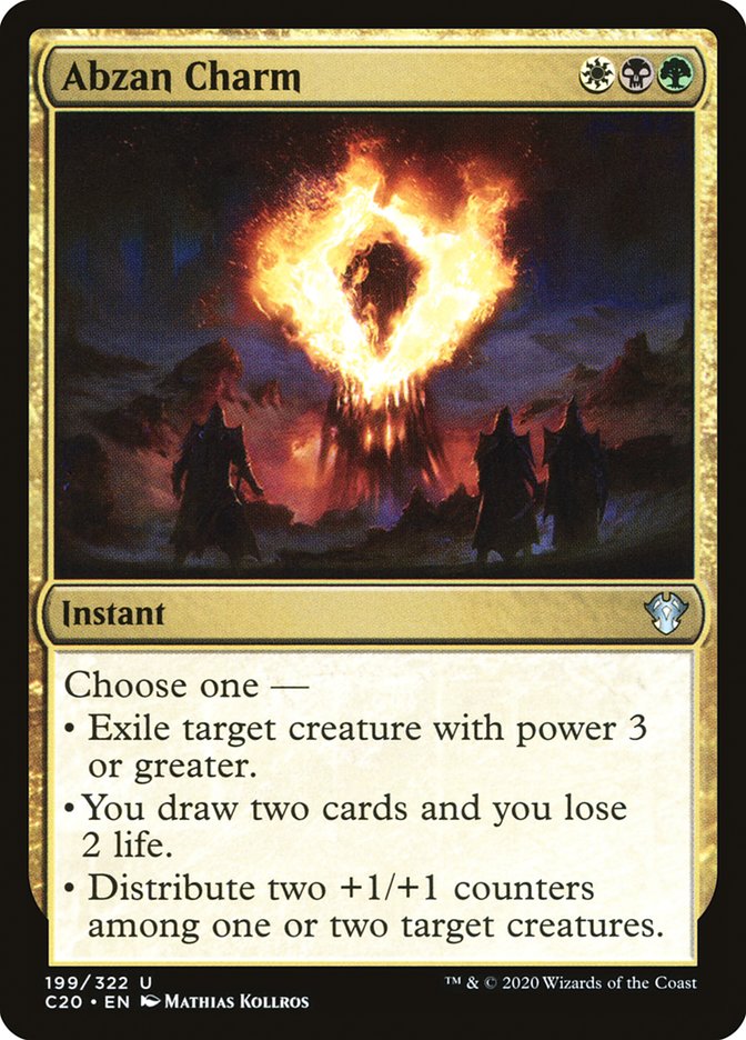 Abzan Charm [Commander 2020] MTG Single Magic: The Gathering | Red Claw Gaming