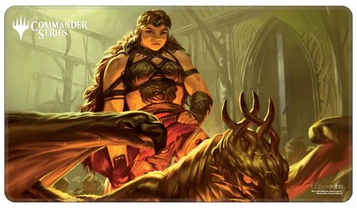 Commander Series #1: Mono - Magda Stitched Standard Gaming Playmat for Magic: The Gathering Playmats Ultra Pro    | Red Claw Gaming