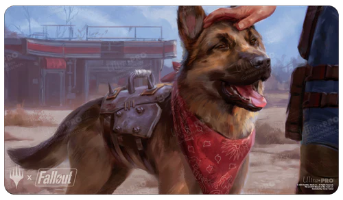 Fallout® Dogmeat, Ever Loyal Standard Gaming Playmat for Magic: The Gathering Playmats Ultra Pro    | Red Claw Gaming