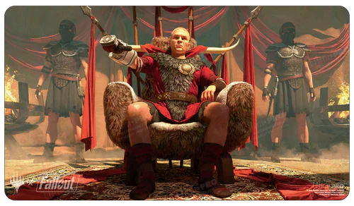 Fallout® Caesar, Legion’s Emperor Standard Gaming Playmat for Magic: The Gathering Playmats Ultra Pro    | Red Claw Gaming