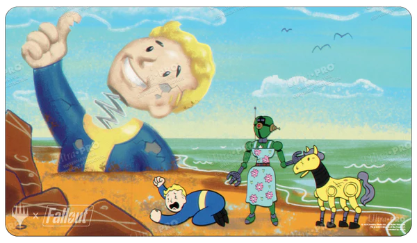 Fallout® Ravages of War Standard Gaming Playmat for Magic: The Gathering Playmats Ultra Pro    | Red Claw Gaming