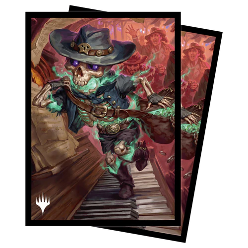 Outlaws of Thunder Junction Tinybones, the Pickpocket Key Art Deck Protector Sleeves (100ct) for Magic: The Gathering  Ultra Pro    | Red Claw Gaming