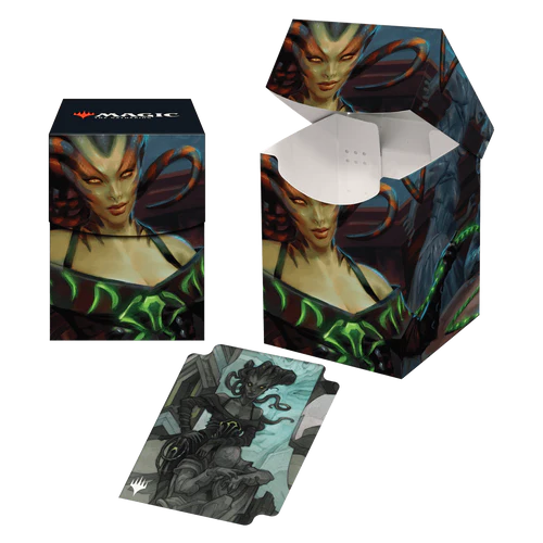 Outlaws of Thunder Junction Vraska, the Silencer Key Art 100+ Deck Box® for Magic: The Gathering  Ultra Pro    | Red Claw Gaming
