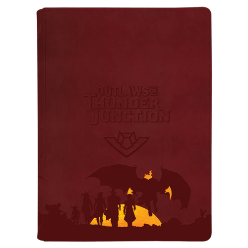 Outlaws of Thunder Junction Set Symbol and Gang Silhouette 9-Pocket Premium Zippered PRO-Binder for Magic: The Gathering Deck Protectors Ultra Pro    | Red Claw Gaming