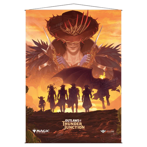 Outlaws of Thunder Junction Gang Silhouette Wall Scroll for Magic: The Gathering  Ultra Pro    | Red Claw Gaming