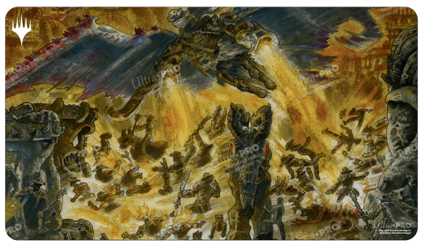 Outlaws of Thunder Junction Pitiless Carnage Standard Gaming Playmat for Magic: The Gathering Playmats Ultra Pro    | Red Claw Gaming