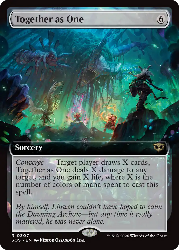 Together as One (Extended Art) [Secrets of Strixhaven] MTG Single Magic: The Gathering | Red Claw Gaming