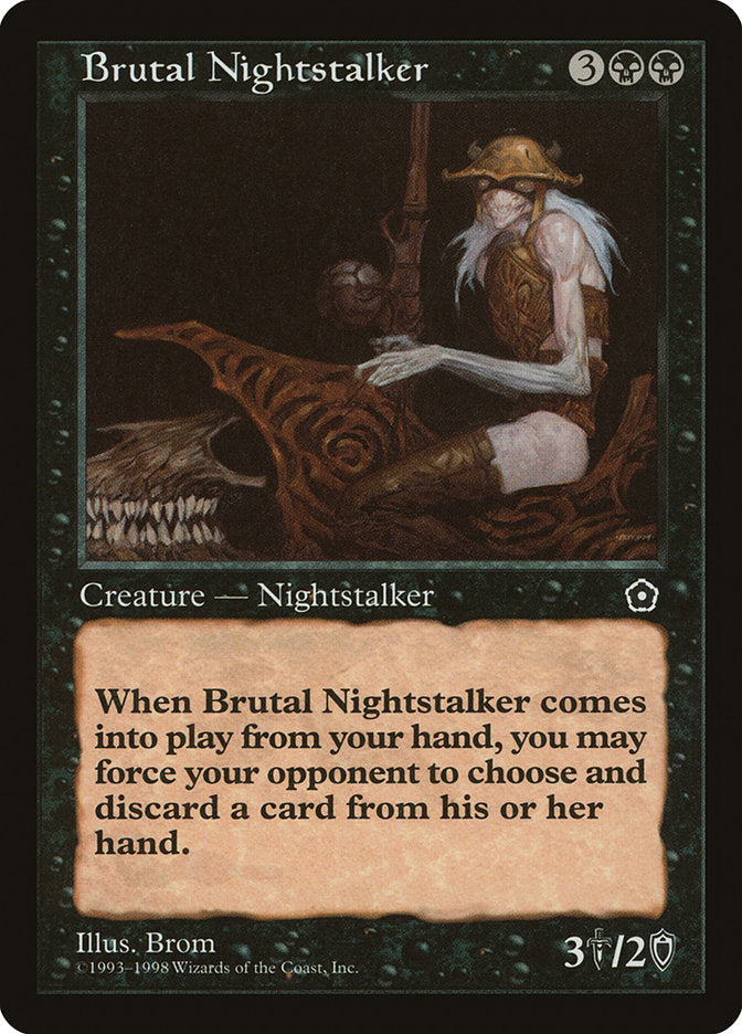 Brutal Nightstalker [Portal Second Age] MTG Single Magic: The Gathering | Red Claw Gaming