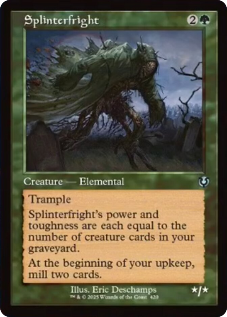 Splinterfright (Retro Frame) [Innistrad Remastered] MTG Single Magic: The Gathering | Red Claw Gaming