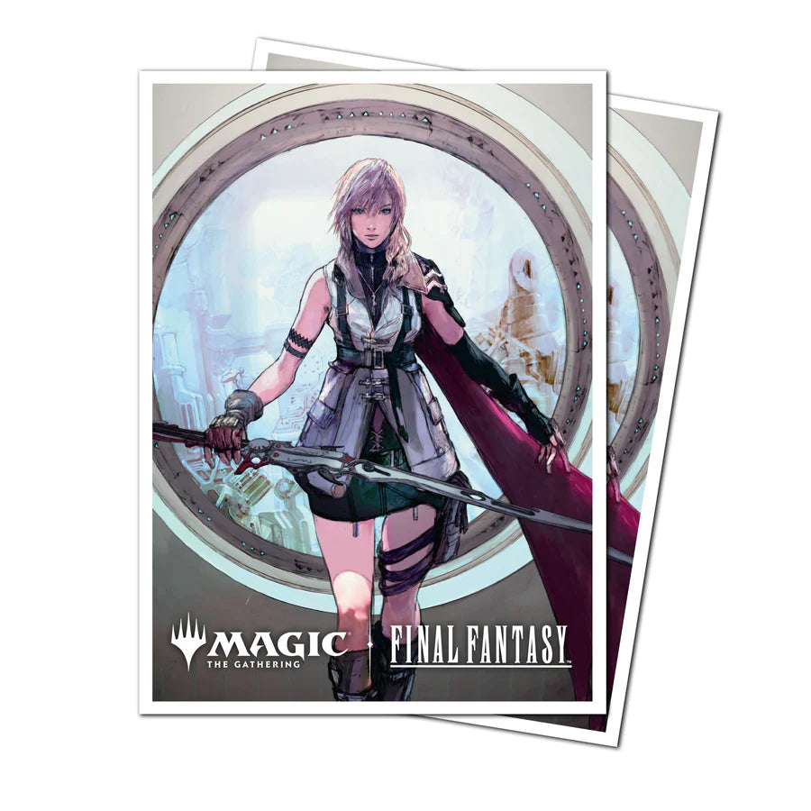 MAGIC: THE GATHERING®—FINAL FANTASY™ Lightning, Army of One 105ct APEX® DECK PROTECTOR® Sleeves for Magic: The Gathering | Red Claw Gaming