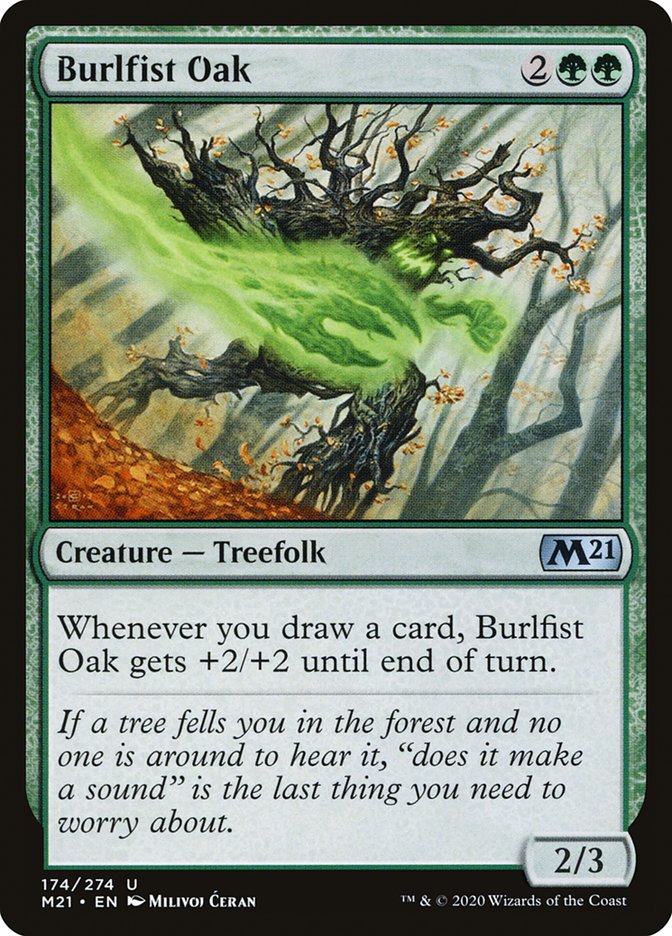 Burlfist Oak [Core Set 2021] MTG Single Magic: The Gathering | Red Claw Gaming