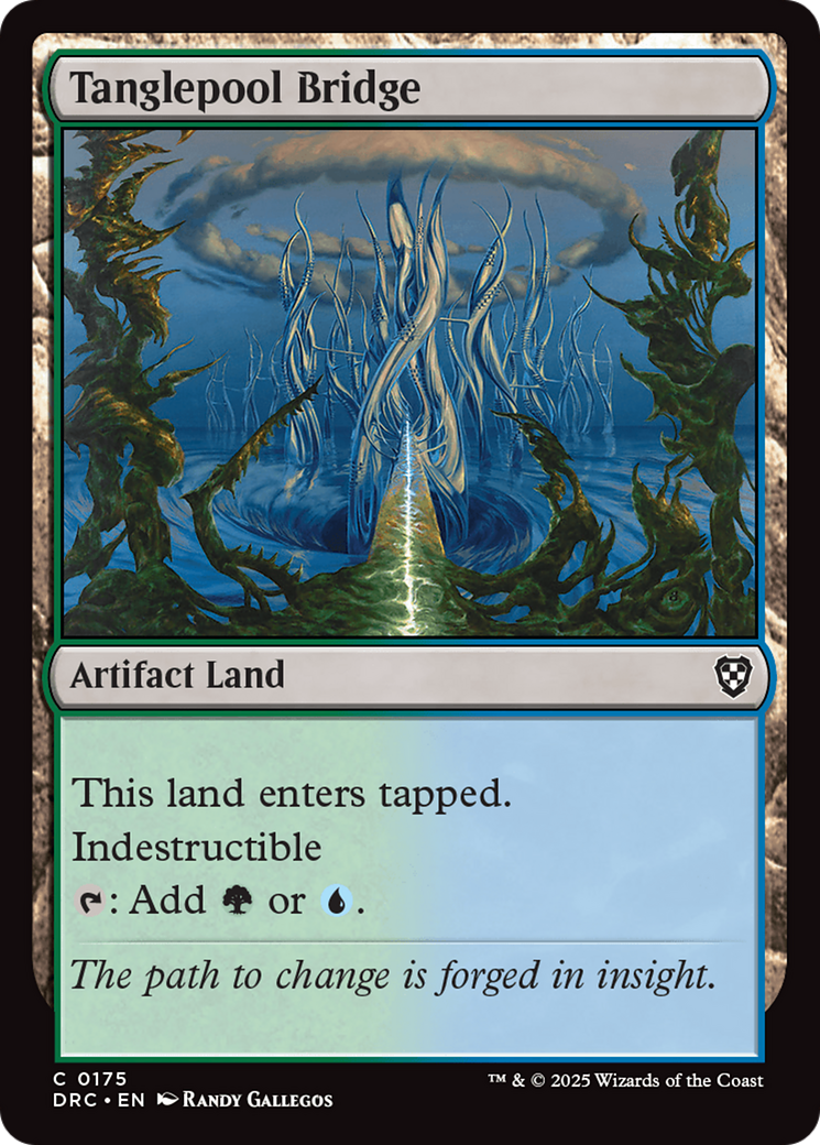 Tanglepool Bridge [Aetherdrift Commander] MTG Single Magic: The Gathering | Red Claw Gaming