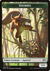 Soldier // Squirrel Double-Sided Token [Double Masters Tokens] MTG Single Magic: The Gathering | Red Claw Gaming
