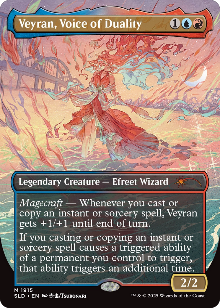 Veyran, Voice of Duality (Rainbow Foil) [Secret Lair Drop Series] MTG Single Magic: The Gathering | Red Claw Gaming