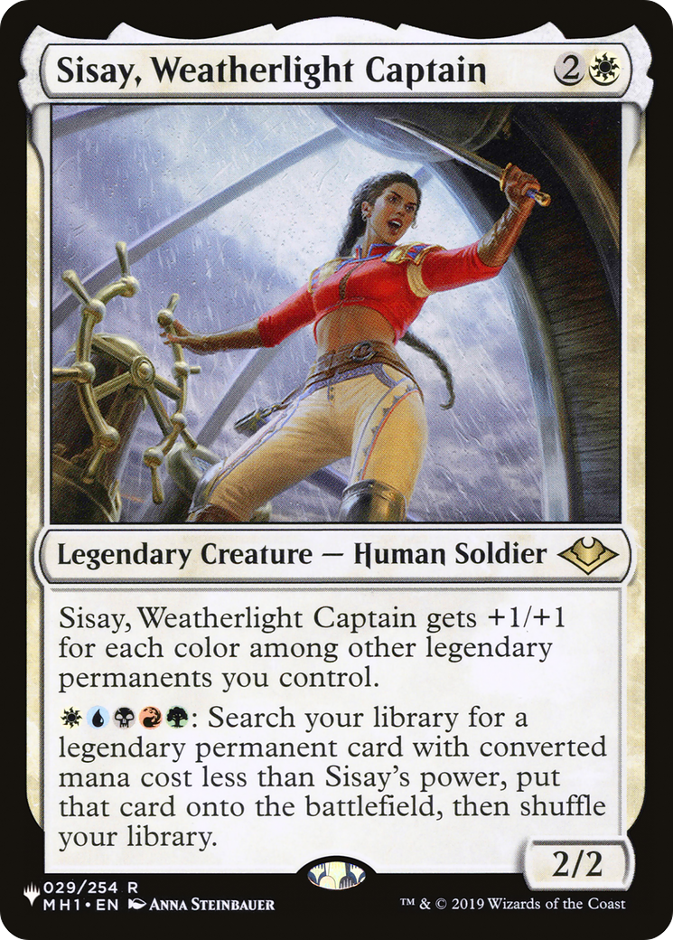 Sisay, Weatherlight Captain [Secret Lair: From Cute to Brute] MTG Single Magic: The Gathering | Red Claw Gaming