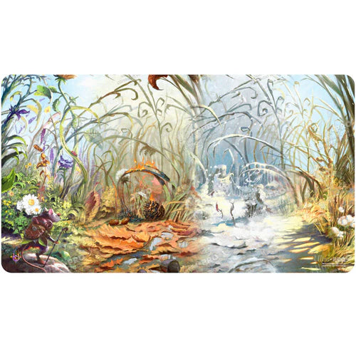 Bloomburrow Season Lands: Plains (Four Seasons) Standard Gaming Playmat for Magic: The Gathering Playmats Ultra Pro    | Red Claw Gaming