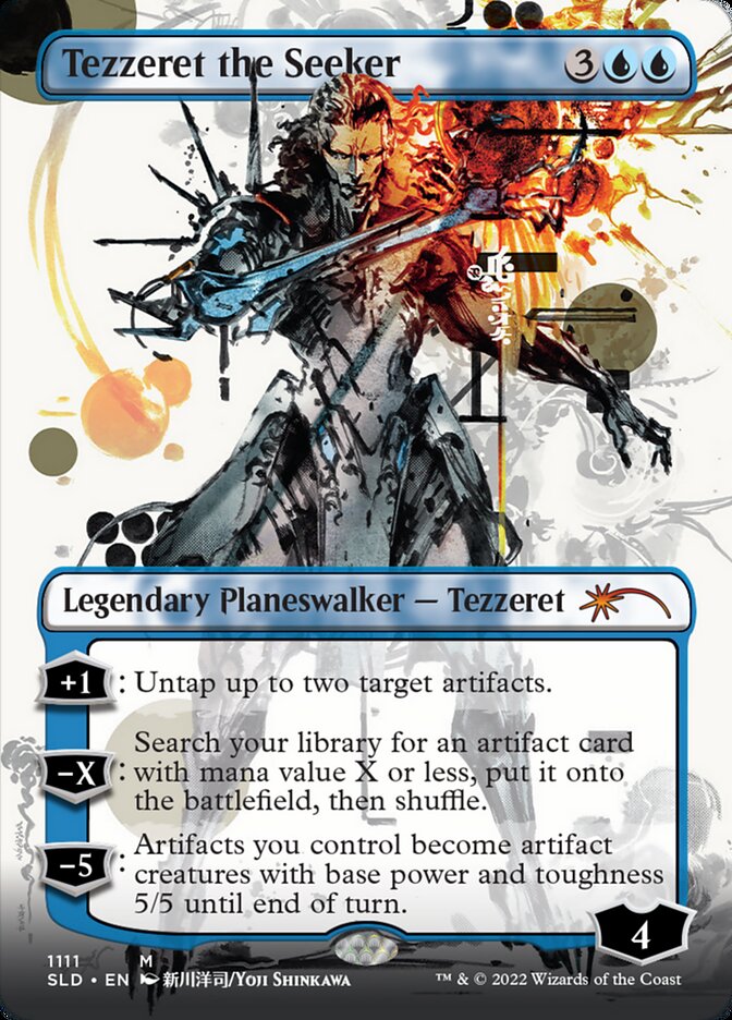 Tezzeret the Seeker (Borderless) [Secret Lair Drop Series] MTG Single Magic: The Gathering | Red Claw Gaming