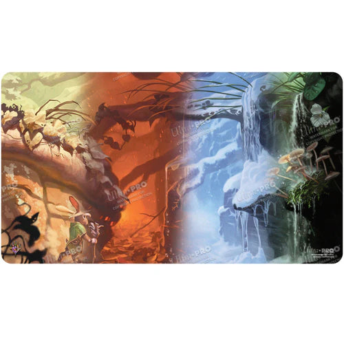 Bloomburrow Season Lands: Forest (Four Seasons) Standard Gaming Playmat for Magic: The Gathering Playmats Ultra Pro    | Red Claw Gaming
