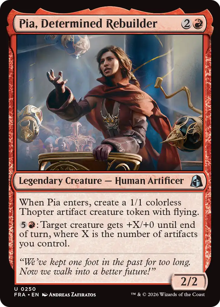Pia, Determined Rebuilder [Reality Fracture] | Red Claw Gaming