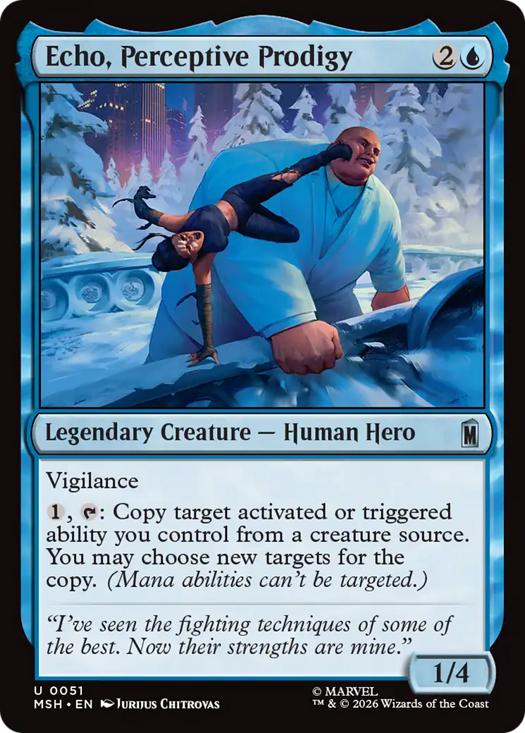 Echo, Perceptive Prodigy [Marvel Super Heroes] | Red Claw Gaming