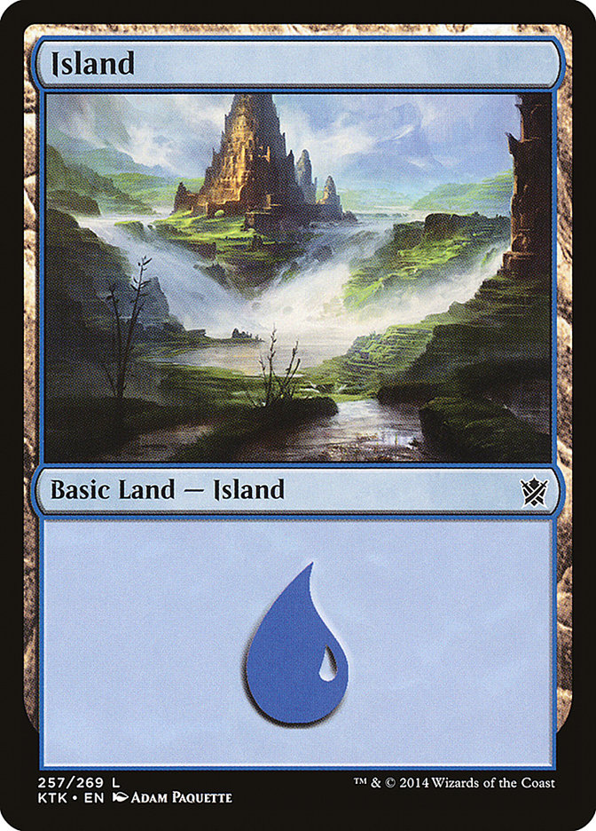 Island (257) [Khans of Tarkir] MTG Single Magic: The Gathering | Red Claw Gaming