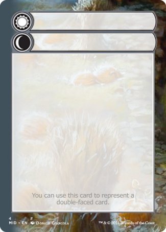 Helper Card (4/9) [Innistrad: Midnight Hunt Tokens] MTG Single Magic: The Gathering | Red Claw Gaming