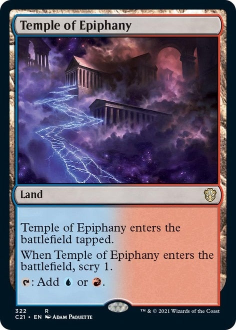 Temple of Epiphany [Commander 2021] MTG Single Magic: The Gathering | Red Claw Gaming