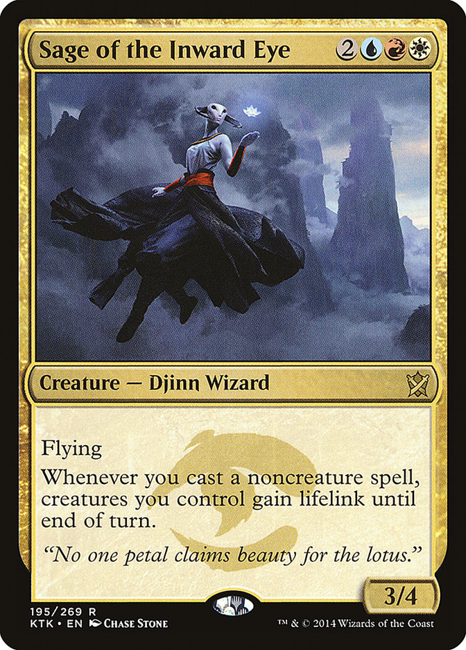 Sage of the Inward Eye [Khans of Tarkir] MTG Single Magic: The Gathering | Red Claw Gaming