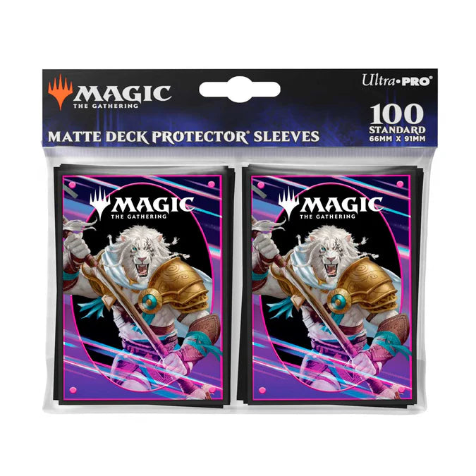 Foundations Ajani 100ct Deck Protector Sleeves Light for Magic: The Gathering  Ultra Pro    | Red Claw Gaming